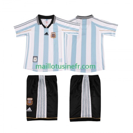 Maillot de Foot Argentine Domicile Retro 1998 - Enfant Maillot de Foot Argentine Domicile Retro 1998 - Enfant